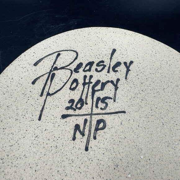 2015 Peastly Pottery Hand Made Pottery Dish Bowl Stoneware Speckled With Berries - Picture 4 of 15